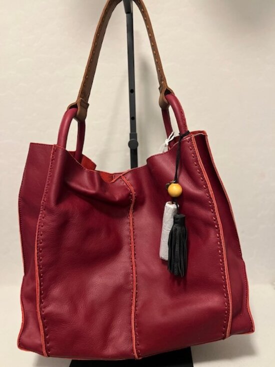 The Sak Handbags - The Sak Los Feliz Large Tote, Red, NWT